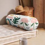 - RealHomes Özel Tasarımlı Dijital Baskılı İç Dolgulu Fermuarlı Silindir Yastık - Realhomes  Soyut Çizimli Onedraw Temalı Dekoratif İç Dolgulu - Fermuarlı Süet Silindir Daire Yastık Kırlent Realhomes