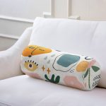 - RealHomes Özel Tasarımlı Dijital Baskılı İç Dolgulu Fermuarlı Silindir Yastık - Realhomes  Soyut Çizimli Onedraw Temalı Dekoratif İç Dolgulu - Fermuarlı Süet Silindir Daire Yastık Kırlent Realhomes