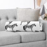 - RealHomes Özel Tasarımlı Dijital Baskılı İç Dolgulu Fermuarlı Silindir Yastık - Realhomes  Zebra Tasarımlı Dijital Baskılı İç Dolgulu - Fermuarlı Süet Silindir Rulo Yastık Kırlent Realhomes