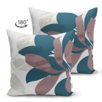 - Suet-K10007-Gorsel-1 - Realhomes Çift Taraflı Özel Tasarım Yaprak Motifli Dijital Baskılı Dekoratif Süet Yastık Kırlent Kılıfı Realhomes