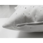 Çift Taraflı Siyah Beyaz Geyikli Merry Christmas Motifli Dijital Baskılı Modern Süet Yastık Kırlent Kılıfı Realhomes