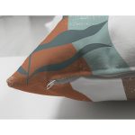 - Suet-K10014-Gorsel-2 - Realhomes Çift Taraflı Renkli Zemin Yaprak Motifli Dijital Baskılı Modern Süet Yastık Kırlent Kılıfı Realhomes