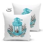 - Suet-K10022-Gorsel-1 - Realhomes Çift Taraflı Suluboya Çizimli Mumluk Tasarımlı Dijital Baskılı Dekoratif Süet Yastık Kırlent Kılıfı Realhomes