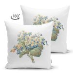 - Suet-K10033-Gorsel-1 - Realhomes Çift Taraflı Beyaz Zemin Çiçek Motifli Dijital Baskılı Modern Süet Yastık Kırlent Kılıfı Realhomes