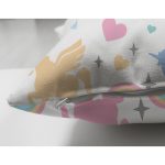 - Basic CMYK - Realhomes Realhomes Çift Taraflı Renkli Unicorn At Tasarımlı Dijital Baskılı Modern Süet Yastık Kırlent Kılıfı Realhomes