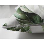 - Suet-K10040-Gorsel-2 - Realhomes Çift Taraflı Yeşil Tropik Yapraklar Tasarımlı Dijital Baskılı Modern Süet Yastık Kırlent Kılıfı Realhomes