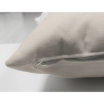 Çift Taraflı Krem Zeminli Çiçek Tasarımlı Dijital Baskılı Modern Süet Yastık Kırlent Kılıfı Realhomes