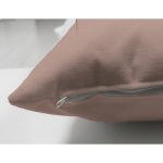 - Suet-K10043-Gorsel-2 - Realhomes Çift Taraflı Kahve Zeminli Çiçek Tasarımlı Dijital Baskılı Dekoratif Süet Yastık Kırlent Kılıfı Realhomes