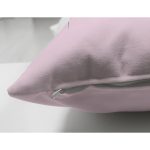 - Suet-K10044-Gorsel-2 - Realhomes Çift Taraflı Pembe Zeminli Çiçek Tasarımlı Dijital Baskılı Modern Süet Yastık Kırlent Kılıfı Realhomes