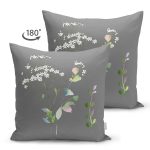 - Suet-K10045-Gorsel-1 - Realhomes Çift Taraflı Gri Zeminli Çiçek Tasarımlı Dijital Baskılı Dekoratif Süet Yastık Kırlent Kılıfı Realhomes
