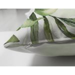 - Suet-K10048-Gorsel-2 - Realhomes Çift Taraflı Yeşil Tropik Yaprak Motifli Dijital Baskılı Modern Süet Yastık Kırlent Kılıfı Realhomes