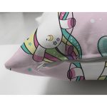 - Печать - Realhomes Realhomes Çift Taraflı Balonlu Unicorn Motifli Özel Tasarım Dijital Baskılı Modern Süet Yastık Kırlent Kılıfı Realhomes