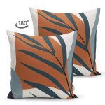 - Suet-K10058-Gorsel-1 - Realhomes Çift Taraflı Özel Tasarım Boho Çizimli Dijital Baskılı Modern Süet Yastık Kırlent Kılıfı Realhomes