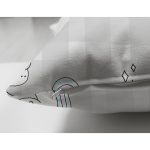 Realhomes Çift Taraflı Açık Vizon Ekose Zeminli Unicorn Desenli Özel Tasarım Dijital Baskılı Modern Süet Yastık Kırlent Kılıfı Realhomes