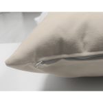 Çift Taraflı Krem Zemin Karakalem Çizimli Dijital Baskılı Modern Süet Yastık Kırlent Kılıfı Realhomes