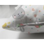 Realhomes Çift Taraflı Çilek Motifli Tavşan Tasarımlı Dijital Baskılı Modern Süet Yastık Kırlent Kılıfı Realhomes