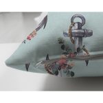 - Suet-K10081-Gorsel-2 - Realhomes Çift Taraflı Mint Yeşili Zemin Çapa Tasarımlı Dijital Baskılı Dekoratif Süet Yastık Kırlent Kılıfı Realhomes