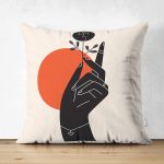 - Suet-K10095-Gorsel - Realhomes Çift Taraflı Sanatsal Yeşeren Çiçek Tasarımlı Dijital Baskılı Dekoratif Süet Yastık Kırlent Kılıfı Realhomes