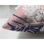 Çift Taraflı Pembe Zemin Özel Tasarımlı Dijital Baskılı Modern Süet Yastık Kırlent Kılıfı Realhomes