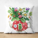 - Suet-K10112-Gorsel - Realhomes Çift Taraflı Şirin Çaydanlık Vazo Tasarımlı Dijital Baskılı Modern Süet Yastık Kırlent Kılıfı Realhomes