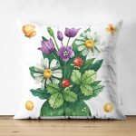 - Suet-K10118-Gorsel - Realhomes Çift Taraflı Pastel Renkli Çiçek Tasarımlı Dijital Baskılı Modern Süet Yastık Kırlent Kılıfı Realhomes