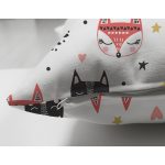 - Print - Realhomes Realhomes Çift Taraflı Sevimli Minik Hayvanlar Çizimli Özel Tasarım Dijital Baskılı Modern Süet Yastık Kırlent Kılıfı Realhomes