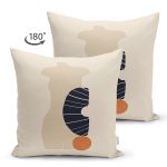 - Suet-K10148-Gorsel-1 - Realhomes Çift Taraflı Boho Çizimli Özel Tasarımlı Dijital Baskılı Modern Süet Yastık Kırlent Kılıfı Realhomes