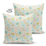 - Основные RGB - Realhomes Çift Taraflı Bebek Desenli Tavuk Ve Tavşan Dijital Baskılı Özel Tasarım Modern Süet Yastık Kırlent Kılıfı Realhomes