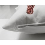 Çift Taraflı Kuru Meyveler Tasarımlı Dijital Baskılı Modern Süet Yastık Kırlent Kılıfı Realhomes