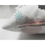 Realhomes Çift Taraflı Gökkuşağı ve Kelebek Motifli Özel Tasarım Dijital Baskılı Modern Süet Yastık Kırlent Kılıfı Realhomes