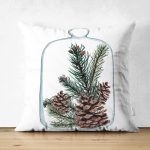 - Suet-K10178-Gorsel - Realhomes Çift Taraflı Özel Tasarım Christmas Temalı Dijital Baskılı Dekoratif Süet Yastık Kırlent Kılıfı Realhomes