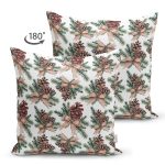 - Suet-K10182-Gorsel-1 - Realhomes Çift Taraflı Özel Tasarım Kozalak Tasarımlı Dijital Baskılı Dekoratif Süet Yastık Kırlent Kılıfı Realhomes