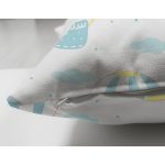 Realhomes Çift Taraflı Uçan Balon Motifli Özel Tasarım Dijital Baskılı Modern Süet Yastık Kırlent Kılıfı Realhomes