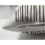 Çift Taraflı Çizgili Güneş Tasarımlı Dijital Baskılı Modern Süet Yastık Kırlent Kılıfı Realhomes