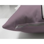 Çift Taraflı Açık Mor Zemin Sade Kaktüs Tasarımlı Dijital Baskılı Dekoratif Süet Yastık Kırlent Kılıfı Realhomes