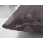 Çift Taraflı Kalp Tasarımlı Dijital Baskılı Dekoratif Süet Yastık Kırlent Kılıfı Realhomes