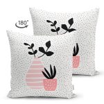 - Suet-K10225-Gorsel-1 - Realhomes Çift Taraflı Krem Kumlama Zemin Vazo Desenli Dijital Baskılı Modern Süet Yastık Kırlent Kılıfı Realhomes