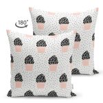 - Suet-K10231-Gorsel-1 - Realhomes Çift Taraflı Krem Kumlama Zemin Kaktüs Tasarımlı Dijital Baskılı Modern Süet Yastık Kırlent Kılıfı Realhomes