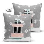 - Suet-K10246-Gorsel-1 - Realhomes Çift Taraflı Gri Kar Taneli Zemin Hediye Paketleri Desenli Dijital Baskılı Dekoratif Süet Yastık Kırlent Kılıfı Realhomes