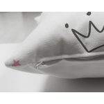 - merry christmas - Realhomes Realhomes Çift Taraflı Prenses Tacı Çizimli Özel Tasarım Dijital Baskılı Modern Süet Yastık Kırlent Kılıfı Realhomes