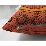Çift Taraflı Etnik Desen Tasarımlı Dijital Baskılı Modern Süet Yastık Kırlent Kılıfı Realhomes