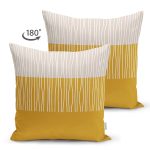 - Suet-K10262-Gorsel-1 - Realhomes Çift Taraflı Çizgili Retro Tasarımlı Dijital Baskılı Dekoratif Süet Yastık Kırlent Kılıfı Realhomes