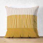 - Suet-K10262-Gorsel - Realhomes Çift Taraflı Çizgili Retro Tasarımlı Dijital Baskılı Dekoratif Süet Yastık Kırlent Kılıfı Realhomes