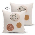 - Suet-K10265-Gorsel-1 - Realhomes Çift Taraflı Benekli Minimalist Desen Motifli Dijital Baskılı Modern Süet Yastık Kırlent Kılıfı Realhomes