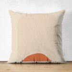 - Suet-K10269-Gorsel - Realhomes Çift Taraflı Sanatsal Güneşin Doğuşu Tasarımlı Dijital Baskılı Modern Süet Yastık Kırlent Kılıfı Realhomes