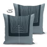 - Suet-K10275-Gorsel-1 - Realhomes Çift Taraflı Soyut Tarzda Onedraw Çizimli Dijital Baskılı Modern Süet Yastık Kırlent Kılıfı Realhomes