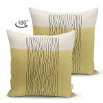 - Suet-K10295-Gorsel-1 - Realhomes Çift Taraflı Soyut Tarzda Onedraw Çizimli Dijital Baskılı Modern Süet Yastık Kırlent Kılıfı Realhomes