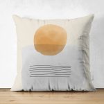 - Suet-K10296-Gorsel - Realhomes Çift Taraflı Soyut Tarzda Onedraw Çizimli Dijital Baskılı Dekoratif Süet Yastık Kırlent Kılıfı Realhomes