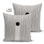 - Suet-K10309-Gorsel-1 - Realhomes Çift Taraflı Soyut Tarzda Onedraw Çizimli Dijital Baskılı Modern Süet Yastık Kırlent Kılıfı Realhomes