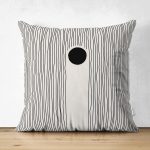 - Suet-K10309-Gorsel - Realhomes Çift Taraflı Soyut Tarzda Onedraw Çizimli Dijital Baskılı Modern Süet Yastık Kırlent Kılıfı Realhomes